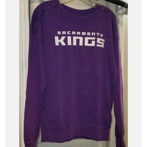 Women's New Era Purple Sacramento Kings Long Sleeve T-Shirt Mineral